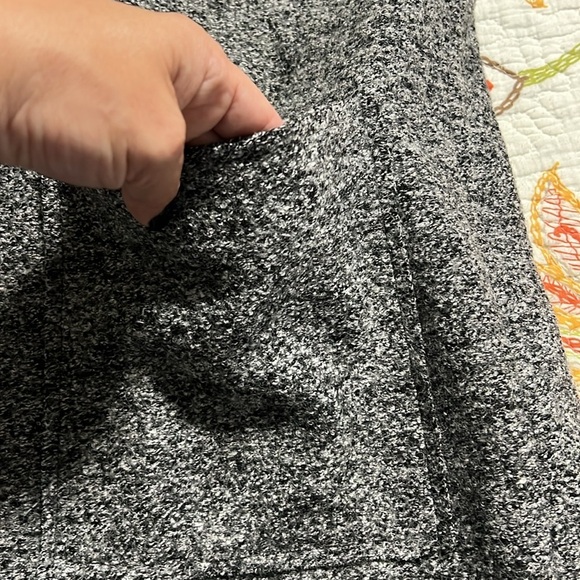 TAHARI womens plus size 3X heather grey open front wool blend longline vest NWT - Picture 4 of 8